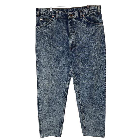 Levi’s Orange Tab Vintage 550 Jeans Acid Wash size 38 x 30 - Picture 2 of 8